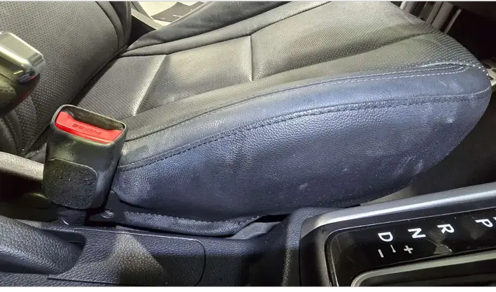 dirty seat side view