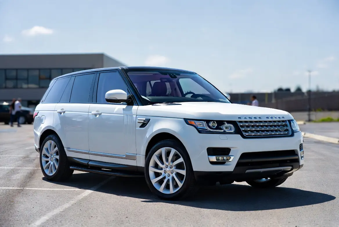 range rover white