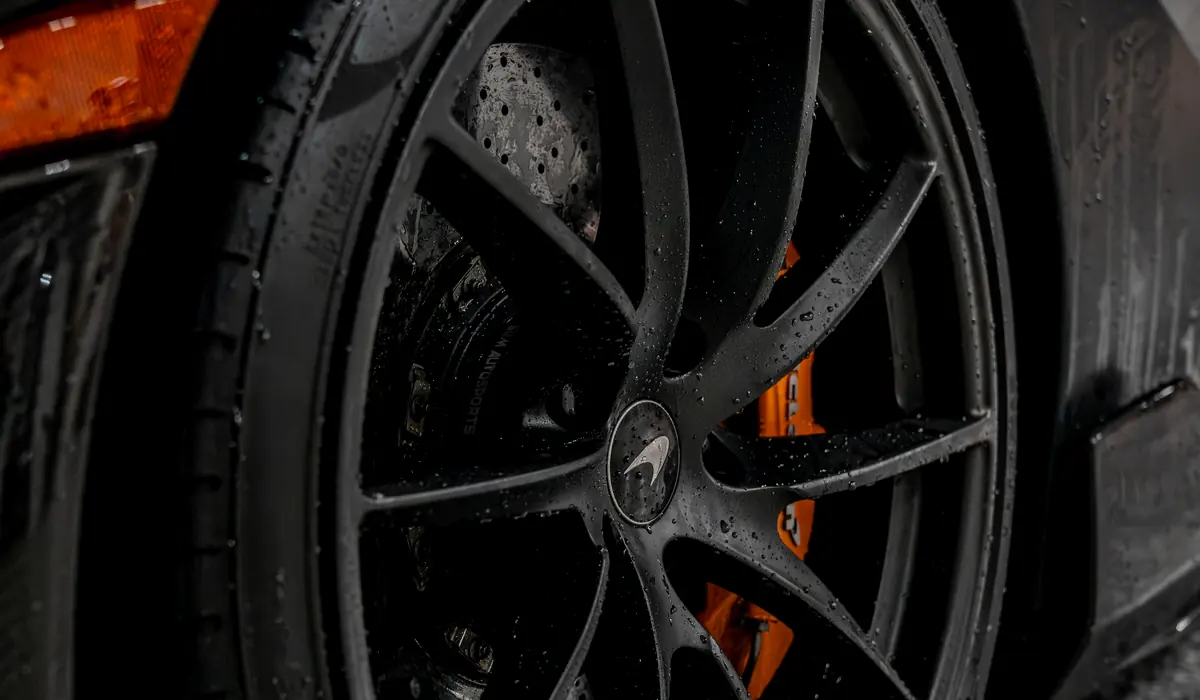 A McLaren 720S wheel and brake