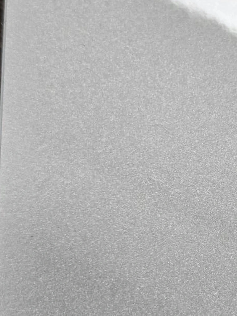 XPEL Bond Silver color paint protection film, gloss finish, sample card
