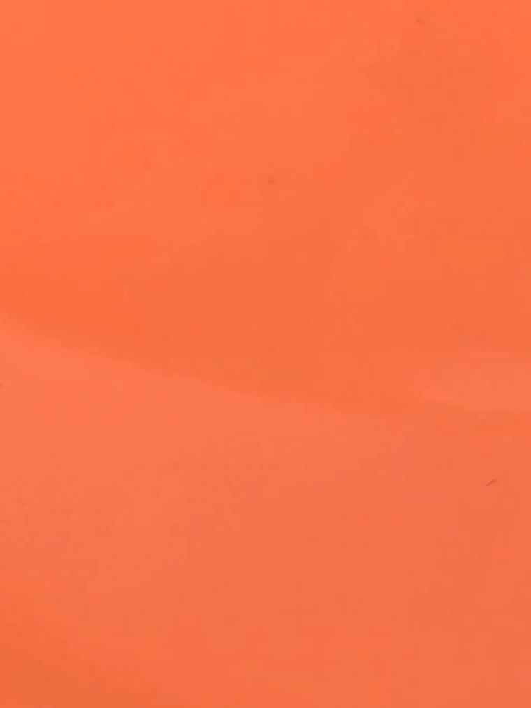 XPEL Molten Orange color paint protection film, gloss finish, sample card