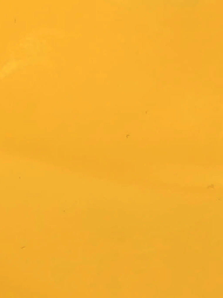 XPEL Yellow color paint protection film, gloss finish, sample card